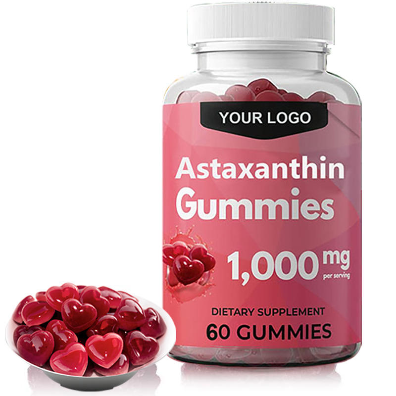Womens Vitamins Anti-aging Skincare Antioxidant Gummy Heart Health Vegetarian Bear Astaxanthin Gummies 