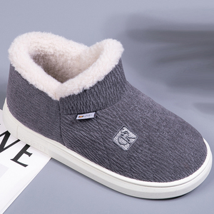 Haute qualité mâle coton pantoufles hiver chaud anti-glissant décontracté extérieur chaussures <span class=keywords><strong>de</strong></span> marche pour papa Style vieil homme automne - Product Image 1