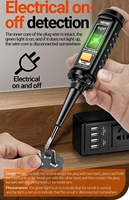 Stylo testeur de tension sans contact avec lampe de poche