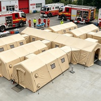 Carpa Médica de Emergencia Inflable Comercial, Modular, de PVC Impermeable, de Instalación Rápida, para Ayuda en Desastres, OEM ODM