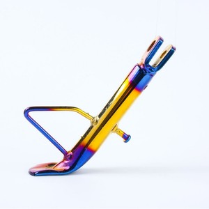 Accessoires de moto personnalisés, béquille latérale en titane colorée effet flamme, adaptée aux véhicules électriques et aux motos. - Product Image 2