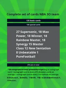 Album de collection de cartes Panini Top Class Basketball <span class=keywords><strong>NBA</strong></span> League Star James <span class=keywords><strong>Jordan</strong></span> en cuir véritable, boîte mystère - Product Image 5