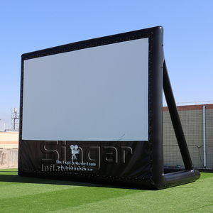 Écran de projection gonflable portable de 20 pieds, étanche, en PVC, scellé à l'air, grand écran de cinéma gonflable pour l'extérieur - Product Image 1