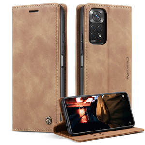 Coque de téléphone portable de luxe, étui portefeuille en cuir, en TPU, pour <span class=keywords><strong>Redmi</strong></span> <span class=keywords><strong>Note</strong></span> <span class=keywords><strong>11</strong></span> 4G, Version chinoise - Product Image 1