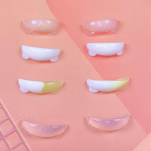 Pads de <span class=keywords><strong>rehaussement</strong></span> de <span class=keywords><strong>cils</strong></span> sans colle, boucliers de lamination auto-adhésifs japonais Panda Pad, 4 tailles, grands pads de <span class=keywords><strong>rehaussement</strong></span> pour permanente et <span class=keywords><strong>teinture</strong></span> des <span class=keywords><strong>cils</strong></span> longs - Product Image 3