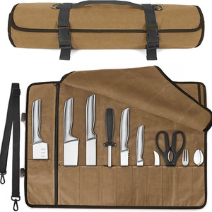 Bolsa para cuchillos de muestra gratuita, mochila duradera para herramientas de cocina, bolsa para cuchillos de chef con bolsillos, bolsa de chef resistente al agua de nailon - Product Image 1