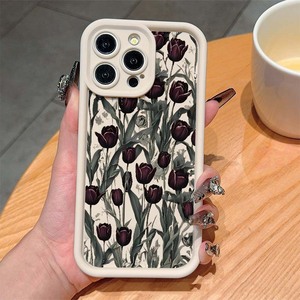 Nero <span class=keywords><strong>rosso</strong></span> tulipano stampa scala lente stile antiurto TPU custodia per telefono cellulare per <span class=keywords><strong>Iphone</strong></span> 8 X Xr Xs <span class=keywords><strong>11</strong></span> 12 13 14 16 17 Pro Max - Product Image 1