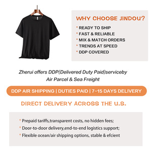Camiseta de Poliéster para Hombre, Personalizable con Logotipo, de Secado Rápido, Transpirable, Manga Corta, Cuello Redondo, Estilo Casual, Color Sólido - Product Image 3