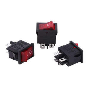 Leci cung cấp điện chuyển đổi 6A 250V Trắng trên <span class=keywords><strong>Off</strong></span> Rocker chuyển đổi với ánh sáng LED - Product Image 1