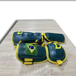 Nhà Máy Trực Tiếp OEM ODM Tùy Chỉnh PU Da Bảo Vệ Bóng Chày Khuỷu Tay Bảo Vệ Chân Bảo Vệ Ống Chân Bảo Vệ Bộ Thiếu Niên Phổ Màu Xanh Lá Cây 50 Pcs - Product Image 4