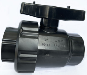 모든 크기 PN16 EPDM 좌석 도매 가격 블루 그레이 핸들 <span class=keywords><strong>PVC</strong></span> 싱글 더블 트루 유니온 볼 밸브 수동 2 방법 - Product Image 5