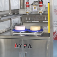 Machine de découpe automatique à lame autonettoyante pour boulangerie commerciale, pour trancher le pain, les gâteaux roulés suisses et les gâteaux congelés, avec fonction de découpe ultrasonique
