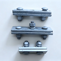 Collier de serrage réglable pour ligne aérienne, galvanisé à chaud, pour câble électrique, accessoires de quincaillerie pour ligne électrique