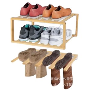 New <b>wall</b>-mounted wooden <b>shoe</b> <b>rack</b>, <b>wall</b>-mounted <b>shoe</b> storage <b>rack</b>, solid wood <b>shoe</b> storage <b>rack</b>, bamboo boot <b>rack</b> - Product Image 5