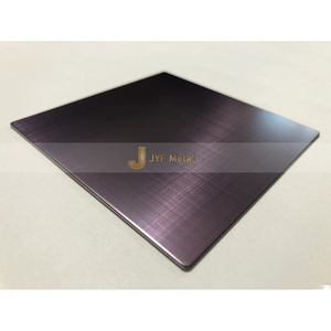 Services de découpe et de pliage de plaques en acier inoxydable brossé moderne EX854, épaisseur personnalisée pour l'ingénierie murale intérieure commerciale - Product Image 1