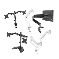 Support de bras double pour moniteur d'ordinateur de bureau, écran de 13 à 34 pouces, support de moniteur, prend en charge les écrans de 24 à 32 pouces, nouveau produit