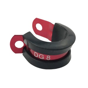 Professional Cheap Price Car Tuning Parts Rubber Cushioned P Type <strong>Clips</strong> Fixing Hose <strong>Clamps</strong> - Product Image 1