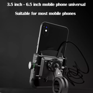 Support de téléphone portable pour vélo avec charge rapide QC3.0, navigation en extérieur, <span class=keywords><strong>chargeur</strong></span> de moto <span class=keywords><strong>Quad</strong></span> <span class=keywords><strong>Lock</strong></span> - Product Image 4