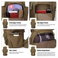Sac à dos tactique 70l Molle chasse sac à dos Sport cyclisme escalade voyage tactique randonnée sacs à dos