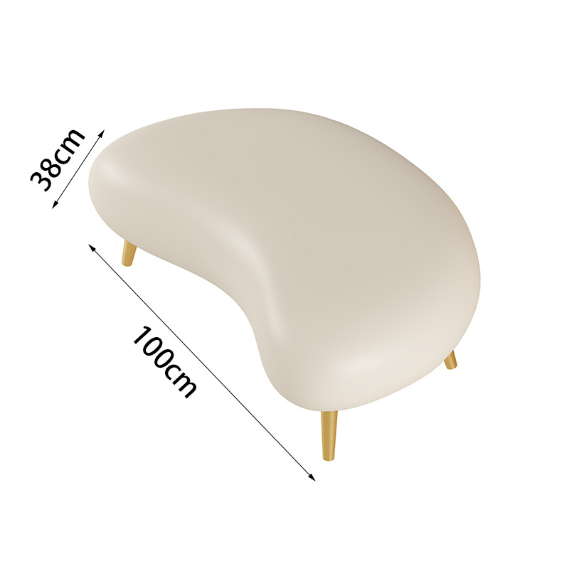 Tabouret Cachemire (blanc cassé)
