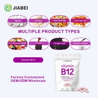 Complément alimentaire végétalien personnalisé en marque blanche OEM/ODM, comprimés de vitamine B12 pour soutenir la santé digestive des adultes