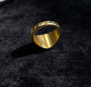 แหวนตราประทับสแตนเลสสตีลสลักลายอิสลาม ชุบทอง ชุบเงิน ขนาด 16 มม. ของขวัญ - Product Image 6