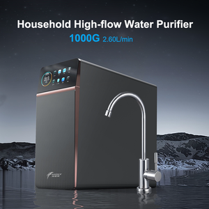 Sistema de Purificación de Agua Doméstico de 4 Etapas con Filtro UV, 1000 GPD, Alto Flujo, Apto para Cocina, Hotel y Agua Potable - Product Image 1