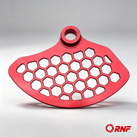Protection de disque de frein avant compatible avec la moto tout-terrain électrique Sur-Ron Light Bee X, ensemble de pièces durables en aluminium CNC alvéolé