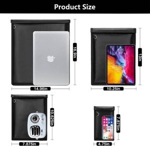 Paquete de 4 Bolsas Grandes Resistentes al Fuego y al Agua, Protector de <span class=keywords><strong>Llaves</strong></span> RFID <span class=keywords><strong>para</strong></span> Teléfonos, Tabletas y <span class=keywords><strong>Llaves</strong></span> de Auto, Gran Venta - Product Image 3