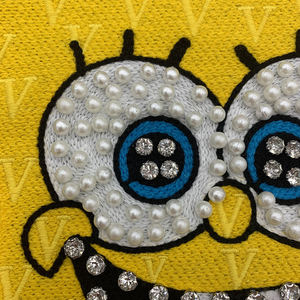 Dessin animé ongles <span class=keywords><strong>perles</strong></span> éponge bébé serviette broderie <span class=keywords><strong>tissu</strong></span> pâte pull vêtements accessoires Patch pâte repassage - Product Image 3