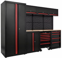 Banc de travail robuste, armoire de rangement d'outils modulaire OEM, poste de travail combiné pour garage avec garantie de 3 ans pour atelier de réparation automobile