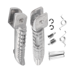 Reposapiés delantero para motocicleta, repuesto para Suzuki <span class=keywords><strong>GSXR</strong></span> 600, 750, <span class=keywords><strong>1000</strong></span>, 2001, <span class=keywords><strong>2014</strong></span>, 2 uds. - Product Image 1
