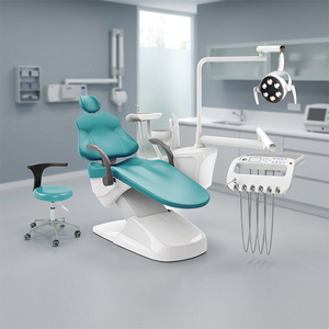 Silla dental quirúrgica más barata de Guangdong, juego completo de equipos dentales de lujo, silla dental para hospital y clínica - Product Image 1