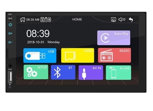 EsunWay 2 Din Autoradio Carplay Radio <span class=keywords><strong>Android</strong></span> <span class=keywords><strong>Auto</strong></span> Écran tactile <span class=keywords><strong>7</strong></span> pouces Lecteur vidéo MP5 USB TF ISO Système stéréo Unité principale X2 - Product Image 6