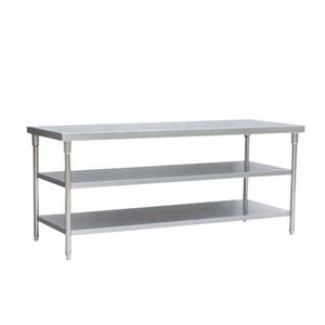 <span class=keywords><strong>Table</strong></span> <span class=keywords><strong>de</strong></span> travail en acier inoxydable à 3 niveaux, résistante à la corrosion, <span class=keywords><strong>de</strong></span> qualité supérieure, prix d'usine, pour restaurant et cuisine - Product Image 2