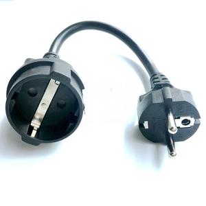 Cable de Alimentación para Exteriores de 1m ENEC KEMA IP44, Enchufe Schuko Macho a Hembra H07RN-F 3x1.5 mm² - Product Image 5