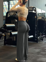 Nouveau best-seller : Leggings de fitness pour femme à séchage rapide, coupe droite, taille haute et effet push-up