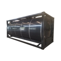 Conteneur ISO de 20 pieds en acier au carbone pour azote liquide avec pression de 0,4 MPa, modèle Brandstoftank