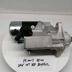 6D102 Start Motor 600-863-4110 3863128 228000-4992 600-863-4210 for Excavator PC200-7 PC200-6 PC220-7 Engine - Product Image 3