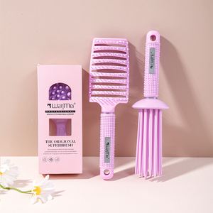Juego de Cepillos para el Cabello de Colores Pastel, Cepillo Curvo con Ventilación y Cerdas de Jabalí para Desenredar el Cabello, Producto Nuevo de Fábrica al por Mayor - Product Image 3
