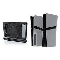 TP5-5519 Housse anti-poussière simple pour PS5 SLIM/PRO/PS5, ensemble de bouchons anti-poussière pour console à disque/numérique, kit anti-poussière
