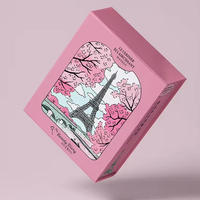 Impression de logo personnalisé Tasse en céramique unique pour femmes Boîte à cosmétiques de maquillage Kit de cadeaux d'anniversaire Boîte d'emballage pour maman Panier cadeau pour elle