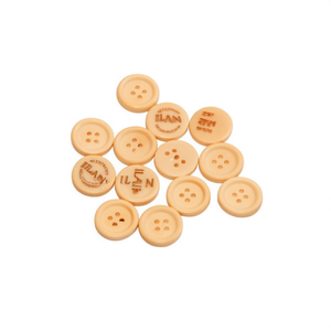 Bottoni in legno Ilan da 20 mm, confezione da 20 per cucito e artigianato - Product Image 2