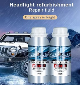 Agente Restaurador de Faros de Coche 800G, Líquido para Limpieza y Pulido de Faros, Agente Reparador de Faros de Polímero para una Reparación Eficaz - Product Image 2