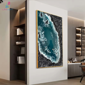 Pittura su ordinazione 3D fatta a mano della resina di cristallo liquido della parete astratta arte Geode della resina epossidica arte murali <span class=keywords><strong>per</strong></span> <span class=keywords><strong>il</strong></span> <span class=keywords><strong>soggiorno</strong></span> - Product Image 5