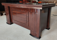 Bureau de direction, bureau en forme de L pour chef d'équipe, mobilier de bureau, ensemble de tables