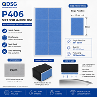 Disque de ponçage PSA Soft Spot, motif de ponçage ultra fin P600 à P3000 pour l'élimination des défauts de peinture et la finition des couches transparentes