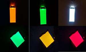 Rina Tech, rétroéclairage LED personnalisé, forme acrylique ultra-mince, couleurs RVB blanches, taille 100x100 mm, épaisseur 10 mm, petit rétroéclairage - Product Image 4