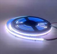 Bande LED adressable WS2805 SPI FCOB RGBCCT non étanche IP30, pixels adressables, DC24V, 840 LED, lumières FOB COB, PCB 15MM