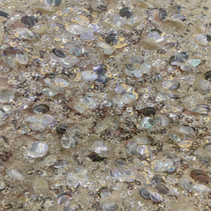 <span class=keywords><strong>Maglia</strong></span> elastica 5 + 9 + 12mm completo di cristallo con paillettes ricamo abito in tessuto paillettes - Product Image 4